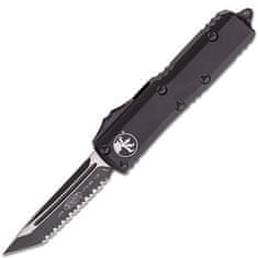 Microtech 233-3T UTX-85 Black Tactical Serrated Tanto automatický nůž 7,6 cm, celočerná, hliník