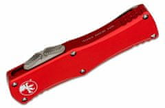 Microtech 702-10RD HERA Stonewash Red automatický nůž 7,6 cm, červená, hliník 