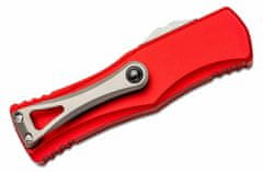 Microtech 702-10RD HERA Stonewash Red automatický nůž 7,6 cm, červená, hliník 