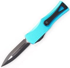 Microtech 702-1TQ HERA Turquoise Standard automatický nůž 7,9 cm, černá, tyrkysová, hliník