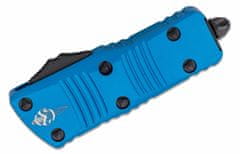 Microtech 819-1BLS Mini Troodon Hellhound Blue automatický nůž 5 cm, modrá, hliník