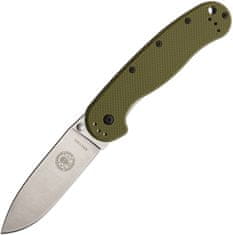 ESEE BRK1301OD Avispa OD Green kapesní outdoorový nůž 8,9 cm, Stonewash, zelená, FRN