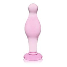 Lovetoy Plynulý Skleněný Sex Anální Kolík Růžový 11,5 Cm