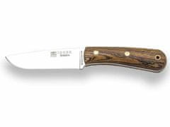 Joker CB134-P MONTANERO outdoorový nůž 11 cm, dřevo Bocote, kožené pouzdro, křesadlo