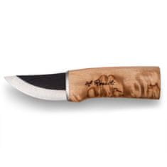 Roselli R120 Grandfather Knife univerzální lovecký nůž 7 cm, dřevo břízy, kožené pouzdro