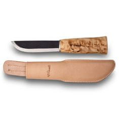 Roselli R151 Small Leuku Knife nůž do přírody 14 cm, dřevo břízy, kožené pouzdro