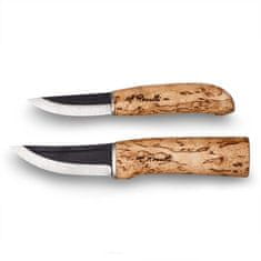 Roselli R190 sada nožů Hunting knife & Carpenter, dřevo břízy, dvojité kožené pouzdro