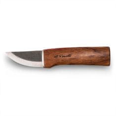 Roselli RW220 Grandfather knife UHC lovecký nůž 7,5 cm, dřevo břízy, kožené pouzdro