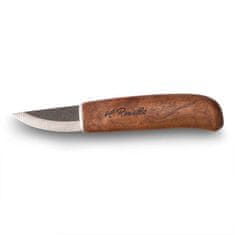 Roselli RW231 Bear claw knife UHC nůž do přírody 5,5 cm, dřevo břízy, kožené pouzdro