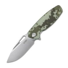 KUBEY KU322K Tityus Camo kapesní nůž 8,6 cm, kamuflážní, G10, spona