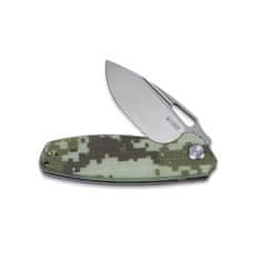 KUBEY KU322K Tityus Camo kapesní nůž 8,6 cm, kamuflážní, G10, spona