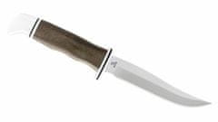 Buck BU-0105GRS1 Pathfinder Pro univerzální nůž 12,7 cm, zelená, Micarta, kov, kožené pouzdro