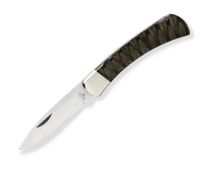 Buck BU-0110BKSLE Hunter Limited kapesní nůž 9,5 cm, černo-hnědá, Richlite, kožené pouzdro