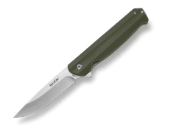 Buck BU-0251GRS Langford Green kapesní nůž 8,6 cm, zelená, G10