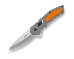 Buck BU-0261ORS Hexam Orange kapesní nůž s asistencí 8,5 cm, šedo-oranžová, plast