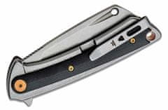Buck BU-0263GYS HiLine kapesní nůž 8,2 cm, Stonewash, šedá, černá, G10, hliník