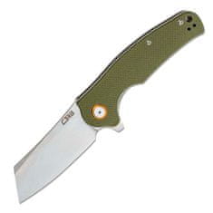 CJRB Cutlery J1904-GNF Crag Green kapesní nůž 8,7 cm, Stonewash, zelená, G10