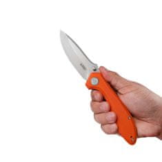 KUBEY KU314H Ruckus Orange kapesní nůž 8,4 cm, oranžová, G10