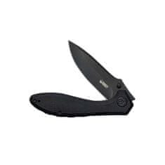 KUBEY KU314O Ruckus Dark kapesní nůž 8,4 cm, celočerná, G10