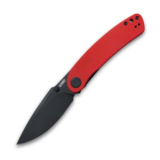 KUBEY KU344I Momentum kapesní nůž 8,7 cm, Dark Stonewash, červená, G10, spona