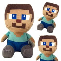 Plush Plyšová hračka Minecraft Steve Pixel 20cm