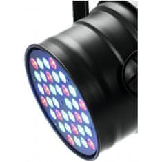 Eurolite LED PAR-64 RGB 36x3W krátký černý