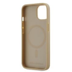 Karl Lagerfeld  PU Karl Heads Pattern Magsafe Zadní Kryt pro iPhone 14 Beige