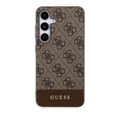 Guess  4G Stripe Zadní Kryt pro Samsung Galaxy S24 Brown