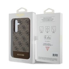 Guess  4G Stripe Zadní Kryt pro Samsung Galaxy S24 Brown