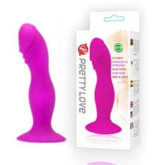 PRETTY LOVE Anální Dildo Realistické Zátka Přísavka 16Cm