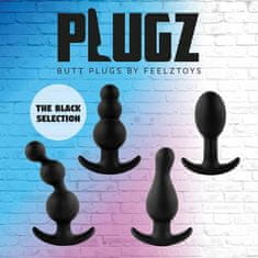 PRETTY LOVE Feelztoys - Plugz Butt Plug Black Č.. 4