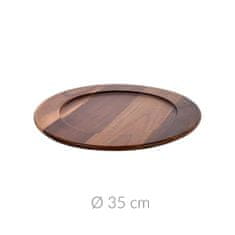 Home&Styling Dřevěný podtalíř z akáciového dřeva, ? 35 x 1,3 cm