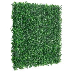 Vidaxl Umělý plot z listnatého keře 24 ks zelený 50 x 50 cm