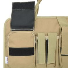 Vidaxl Taška na pistoli khaki 40 x 24 x 10 cm oxfordská tkanina