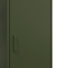 Vidaxl Skříň highboard olivově zelená 36 x 39 x 113 cm ocel