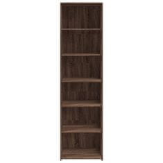 Vidaxl Skříň highboard hnědý dub 50 x 41 x 185 cm kompozitní dřevo