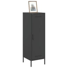 Vidaxl Skříň highboard černá 36 x 39 x 113 cm ocel