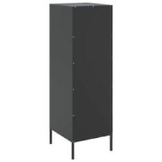 Vidaxl Skříň highboard černá 36 x 39 x 113 cm ocel