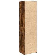 Vidaxl Skříň highboard kouřový dub 50 x 41 x 185 cm kompozitní dřevo