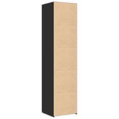 Vidaxl Skříň highboard černá 45 x 42,5 x 185 cm kompozitní dřevo