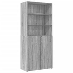 Vidaxl Skříň highboard šedá sonoma 80 x 42,5 x 249 cm kompozitní dřevo