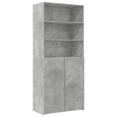 Vidaxl Skříň highboard betonově šedá 80x42,5x249 cm kompozitní dřevo