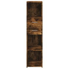 Vidaxl Skříň highboard kouřový dub 30 x 42,5 x 124 cm kompozitní dřevo