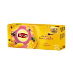 Ovocný čaj Lipton - mango a černý rybíz, 20x 1,7 g