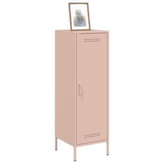 Vidaxl Skříň highboard růžová 36 x 39 x 113 cm ocel