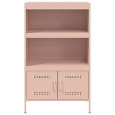 Vidaxl Skříň highboard růžová 68 x 39 x 113 cm ocel