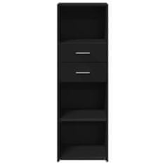 Vidaxl Skříň highboard černá 40 x 42,5 x 124 cm kompozitní dřevo