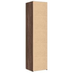 Vidaxl Skříň highboard hnědý dub 45 x 42,5 x 185 cm kompozitní dřevo