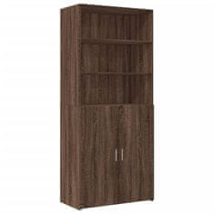 Vidaxl Skříň highboard hnědý dub 80 x 42,5 x 249 cm kompozitní dřevo