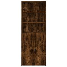 Vidaxl Skříň highboard kouřový dub 70 x 42,5 x 185 cm kompozitní dřevo